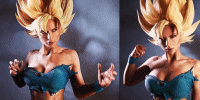 Dragon Ball Z: Girl Goku Slider