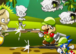 Mario and Sonic Zombie Killer