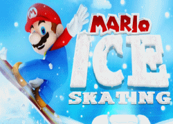 Super Mario Ice Skating