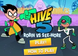 Teen Titans GO! - H.I.V.E.5 Robin Vs. See-More